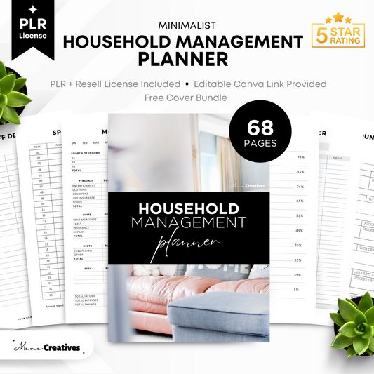 Household Management Planner (PLR)