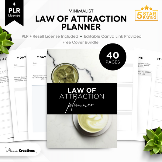 Law of Attraction Planner (PLR)