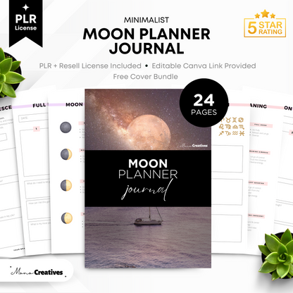 Moon Planner Journal (PLR)