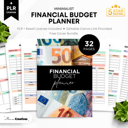 Financial Budget Planner (PLR)