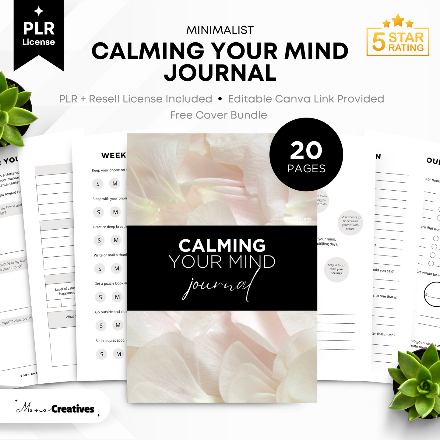 Calming Your Mind Journal (PLR)