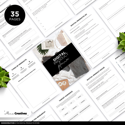 Digital Product Planner (PLR)