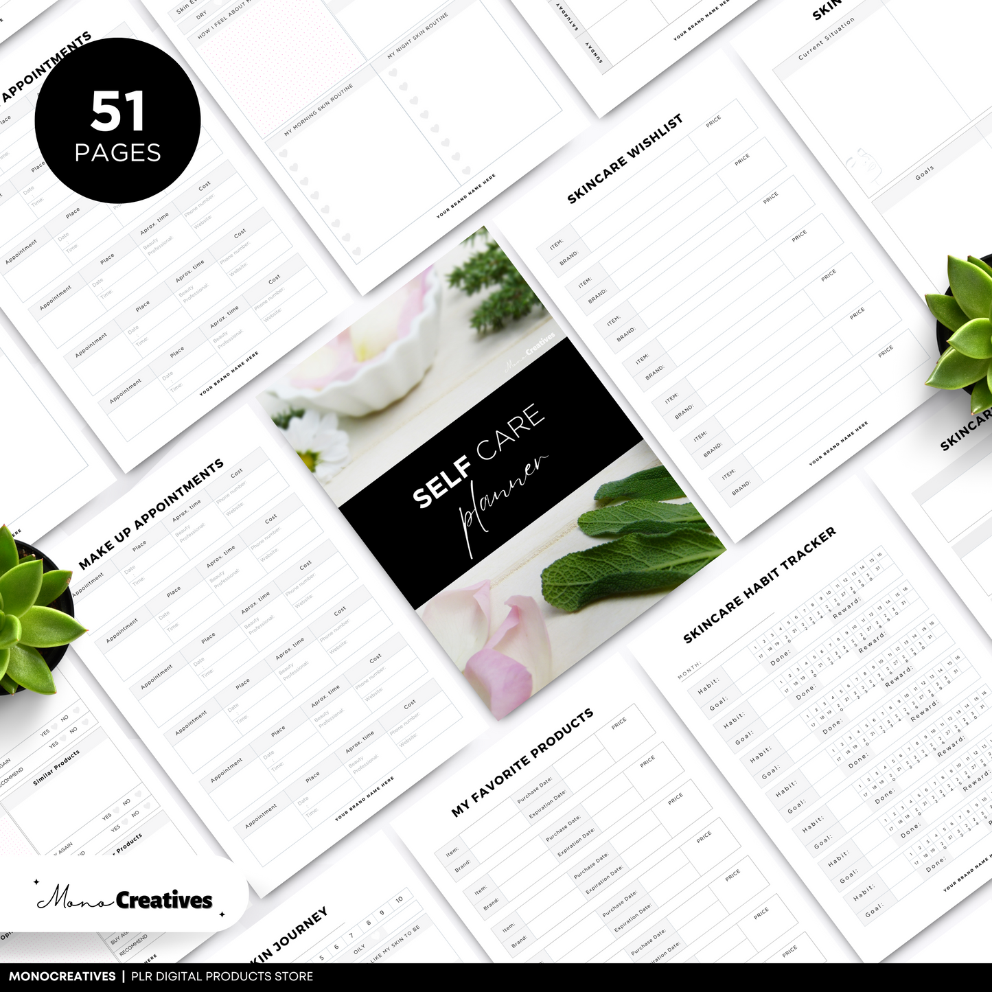 Self Care Planner (PLR)