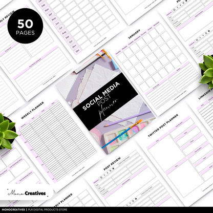 Social Media Post Planner (PLR)