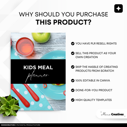 Kids Meal Planner (PLR)