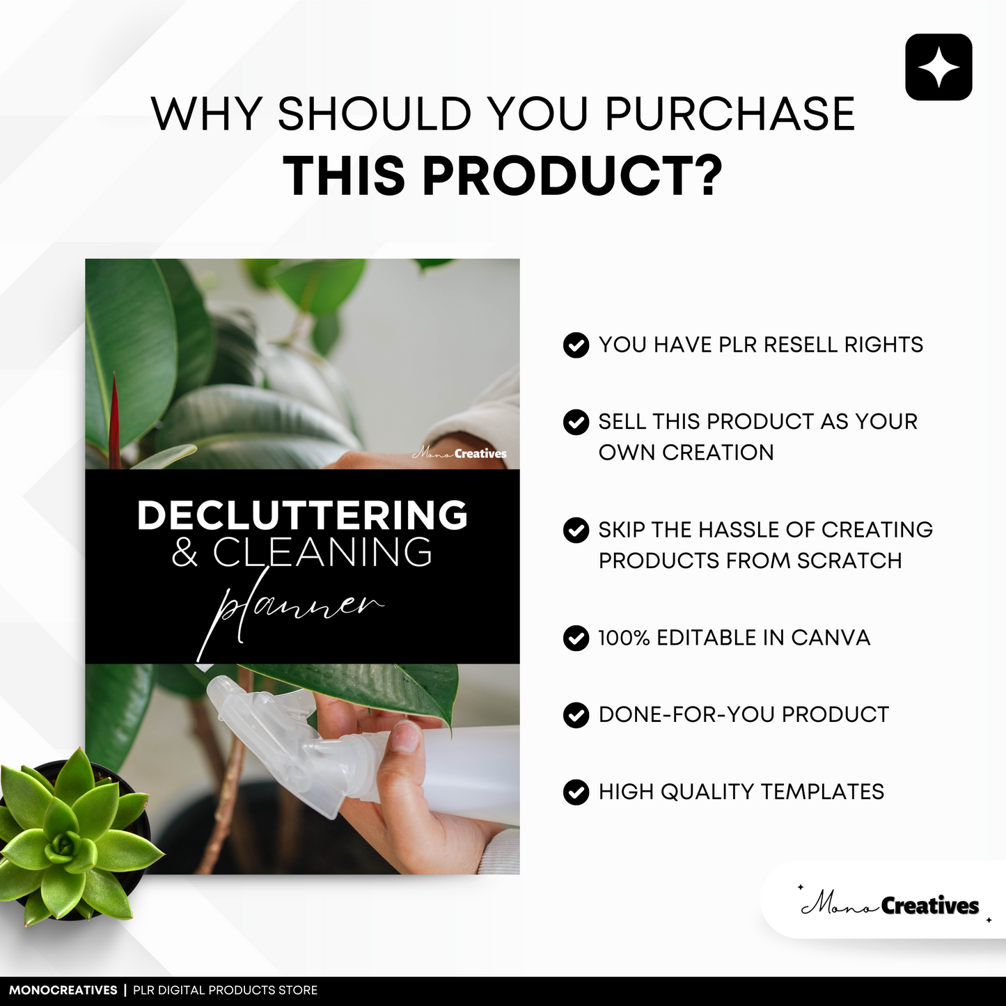 Decluttering & Cleaning Planner (PLR)