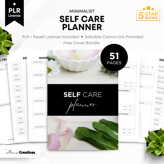 Self Care Planner (PLR)